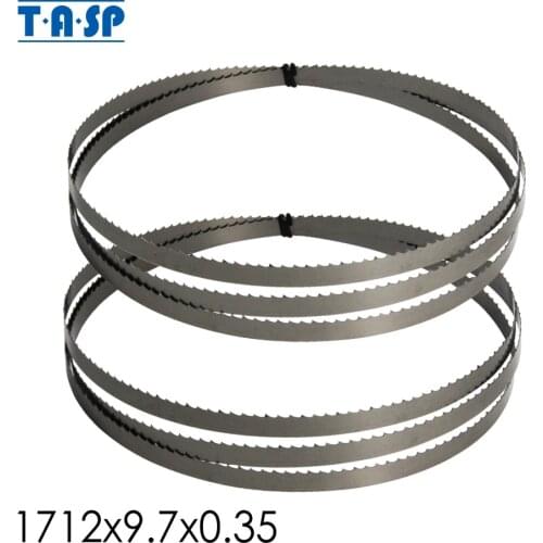 TASP 2pcs 1712x9.7x0.35mm Bandsaw Blades 67-3/8" x 3/8" x 6 TPI Woodworking Band Saw Blade for Charnwood Draper METABO Sealey