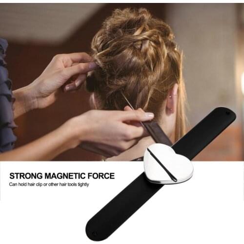Professinal Magnetic Wristband Hair Crips Hairpins Holder Salon Hairdressing Tool