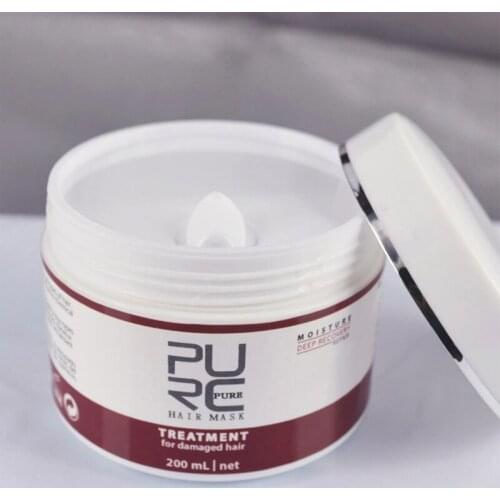 PURC 200ml Deep Conditioner Restores Dry & Damaged Hair Moisturizing Anti Frizz Hair Mask Hair Masque Restoration Hair Care