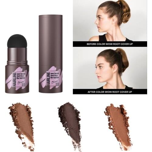 Hide Bald Edges Hair Root Cover Up Hair Shadow Stick Conceal Hairline Recession Hair Volume Plump Powder