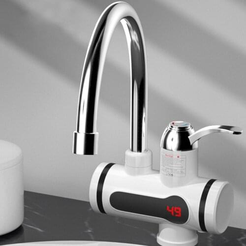 3-second-speed Hot Water Faucet Instantaneous Tankless Electric Water Heater Faucet Kitchen Instantaneous LED Hot Water Faucet