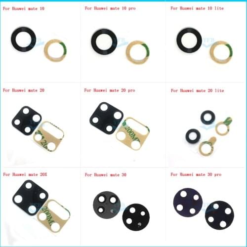 Rear Back Camera Glass Lens with Stickers For Huawei Mate 10 20 30/10 20 Lite 10 20 30 pro 20x