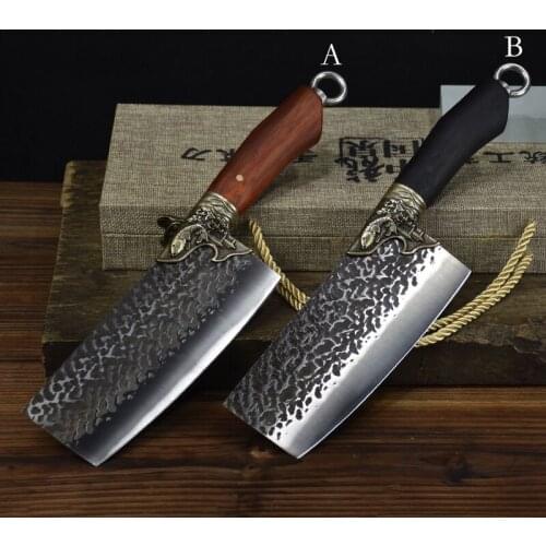 Light Slice Wire Cutter Longquan Kitchen Cutter Sharp Chef Cutter 5Cr15MoV Steel Hand Formed Kitchen Cutter Household