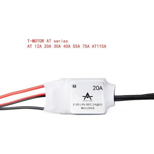T-MOTOR AT series ESC esc t motor AT 12A 20A 30A 40A 55A 75A AT115A Brushless ESC for flying aeroplane radio controlled Airplane