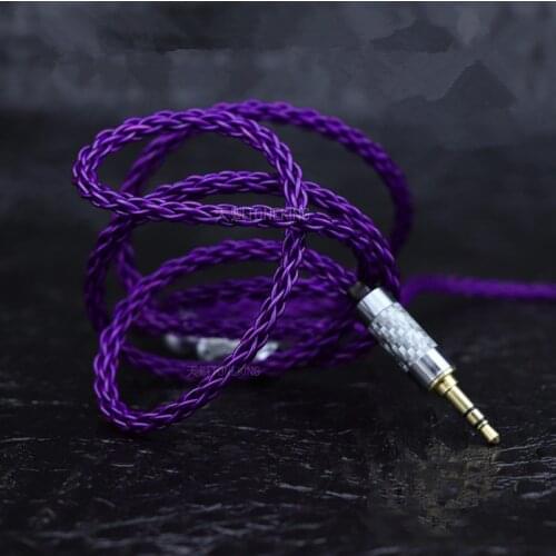 Toneking 7N Single Crystal Copper Silver-plated Cable 8-strand 152 Core Earphones Cable MMCX\0.78PIN 3.5MM\2.5MM\4.4MM Plug Wire