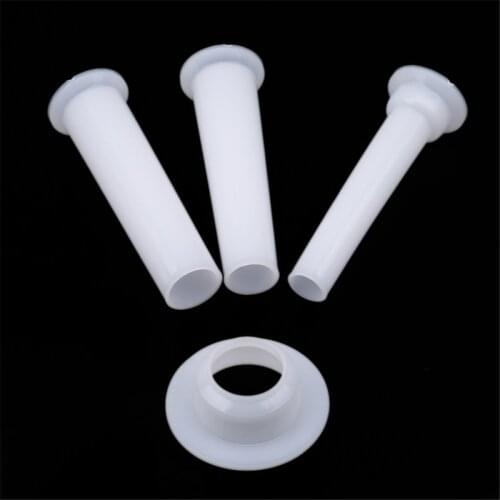 3pcs/set Meat Grinder Sausage Stuffer Filling Tubes DIY Sausage Maker Funnels Nozzles With 1PC 5.7cm Base Kitchen Tools