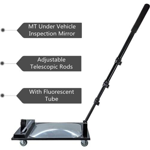 WD-MT under car search mirror telescopic inspection mirror under vehicle inspection mirror with light