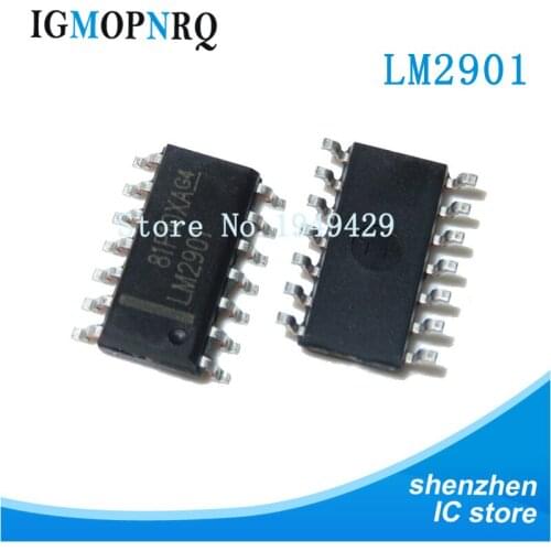 10PCS LM2901DR SOP14 LM2901 SOP-14 comparator Quad Diff Ind Temp New