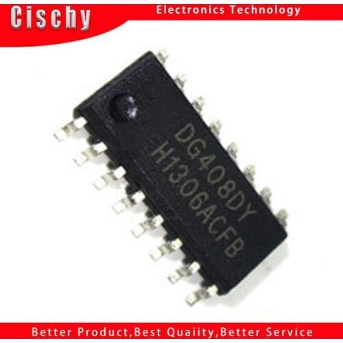 10pcs/lot DG408 DG408DY DG408DYZ SOP16 In Stock