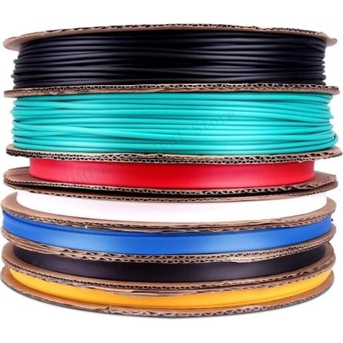 2.5mm 200meter/lot 7 Colors Cable Sleeve Shrinkage Ratio 2:1 Shrink Wrap Shrink Tube Heat Shrink Tubing Tube Heat Shrink Tubing