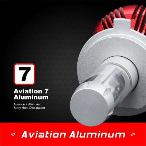 2PCS T1 Car Headlight H7 H4 LED H8 H11 HB3 9005 HB4/9006 H1 H3 9012 H13 9004 9007 80W 8000lm Auto Bulb Headlamp 6000K Light