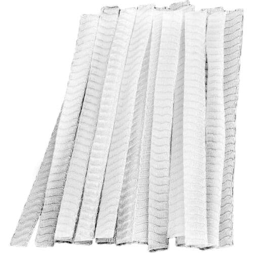 20 Pcs Mesh Flexible Net Protectors Cover Sheath Beauty White Cosmetic Make Up Brushes Guards Convenient Brochas Maquillaje Tool