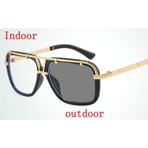 2019 men Retro classic simple Square progressive reading glasses fashion men and women color multi-focus graduation glasses FML