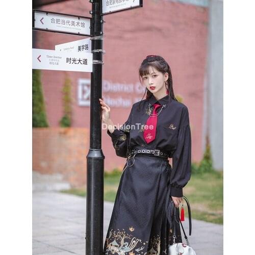 2021 oriental elegant hanfu woman stage dance clothes chinese traditional costumes performance hanfu vintage costume party wear