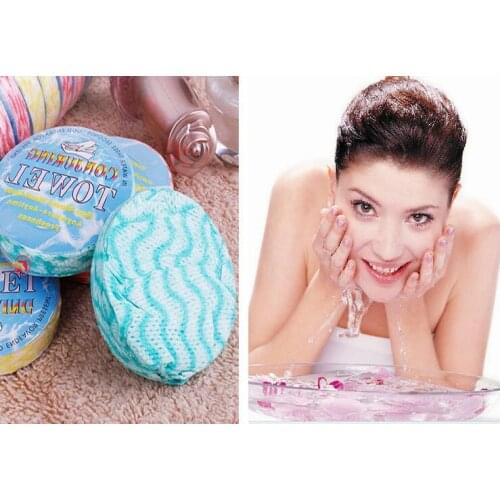 50pcs/lot Mini Portable Face Care Cotton Compressed Towel For Ourdoor Travel Health Sports Magic Towel