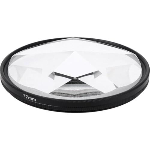 Camera Filter Accessories 77mm Kaleidoscope Changeable Number of Subjects Photography Repeat Image Multiple