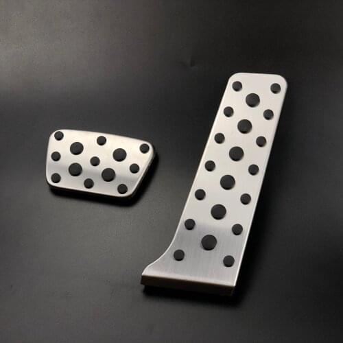 Car Styling Stainless Steel NO DRILL Fuel Accelerator Brake Pedal case For Toyota REIZ Crown for Lexus GS IS LS,auto accessories