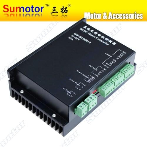 BLDC Motor Controller input 18 - 48V DC 10A External brushless motor driver for Brushless DC Motor