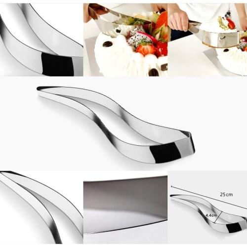 One piece of stainless steel cake cut clip Cake divider cutter blade is the bread and butter cake baking gadgets spatula