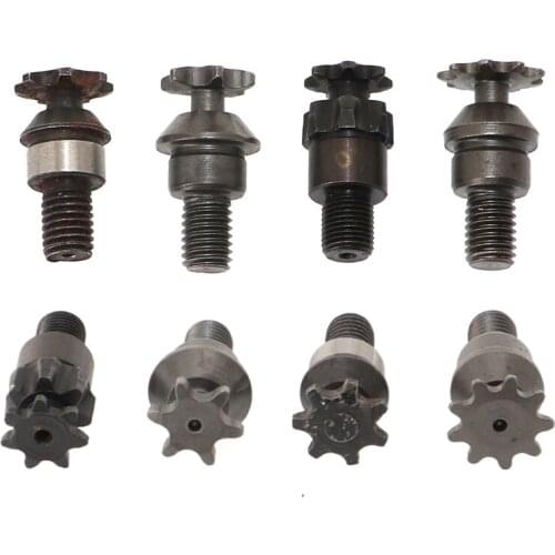 M10 T8F 25H 6T/7T/8T/9T Clutch Drum Gear Box Front Chain Sprocket for 2 Stroke 47cc 49cc Pocket Bike Mini Moto Kids ATV