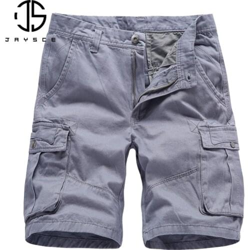 JAYSCE New Mens Fashion Shorts Cotton Casual Summer Work Combat Pants Classic Short Oversized Cargo Pants