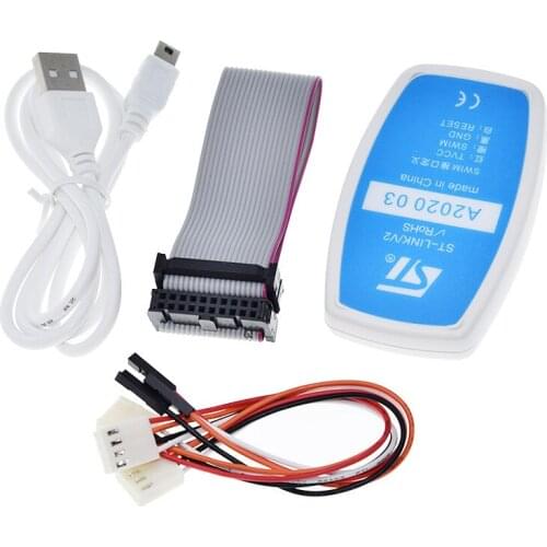 1PCS New ST-LINK/V2 ST - LINK V2(CN) ST LINK STLINK Emulator Download Manager STM8 STM32 artificial device Set