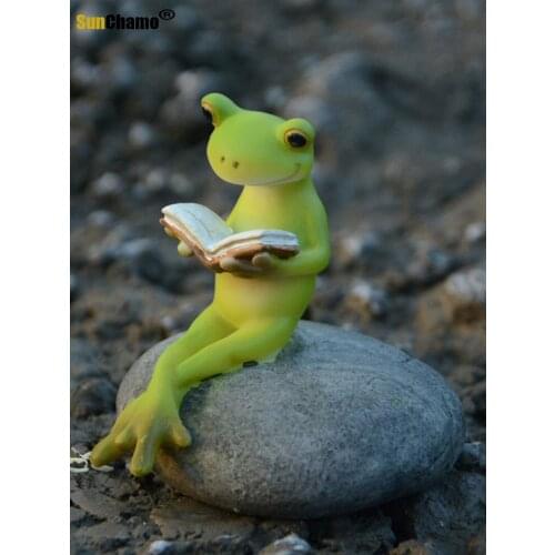 NEW RURAL SMALL FROG ORNAMENTS CREATIVE MICRO LANDSCAPE BONSAI FASHION CUTE ANIMALS GIFTS FOR BOYS AND GIRLS JAPANESE CAR