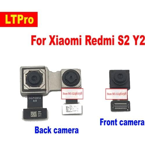 Original LTPro Good Working Big Main Rear Back Camera For Xiaomi Redmi S2 Y2 Small Facing Front camera mobile Flex Cable Parts