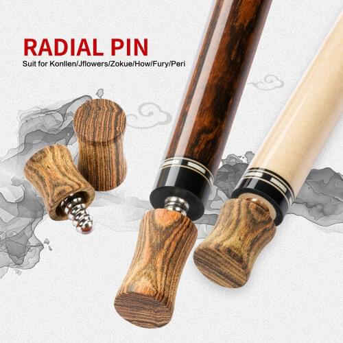Billiards Solid Ebony Rosewood Joint Protector Radial Pin 5/16*14 3/8*11 3/8*10 Wavy Pin Uni-Loc Joint Caps Billiard Accessories