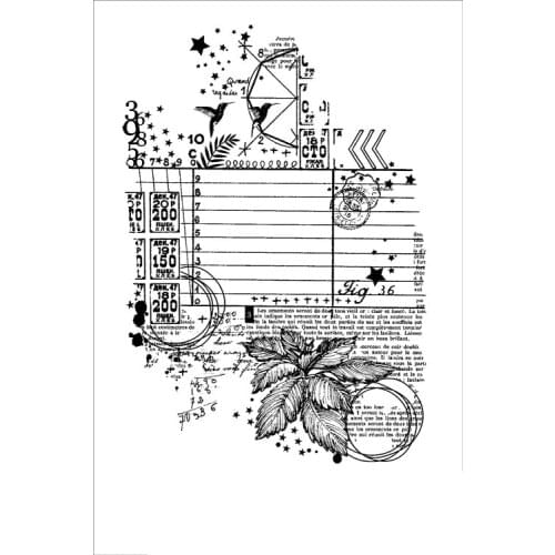 Word background Transparent Clear Silicone Stamp/Seal for DIY scrapbook/photo album Decorative clear stamp ST0900