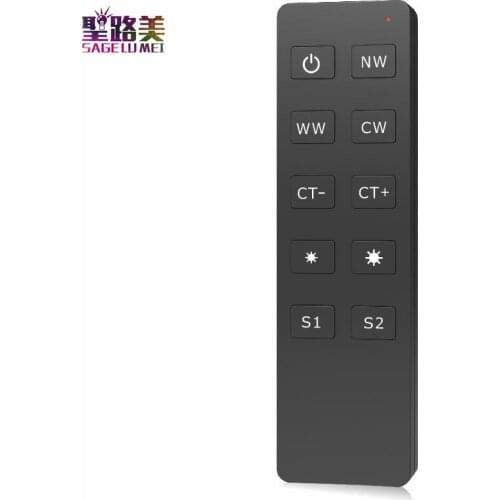 R1/R2/RU4/RU8 10-Key RF Wireless Remote Controller 1 4 8 zone dimming For Skydance single color or dual color LED controller