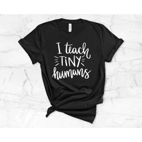 I Teach Tiny Humans About Jesus, Sunday School Teacher Shirt Christian Teacher Jesus Shirt 100% Cotton O Neck Plus Size goth y2k