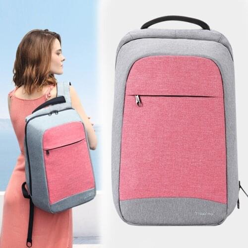 Tigernu New Backpack Female Fahion Unisex Laptop Anti Theft Leisure Simple Style School Women Bags For Teenages Girls Free Lock