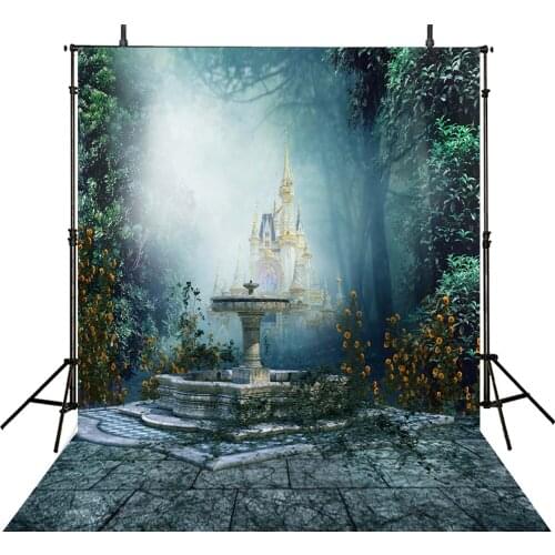 Fairy Tale 5*6.5ft Photo Background Backdrops Castle for Wedding Vinyl Backdrops for Photography Wedding Backdrops Studio