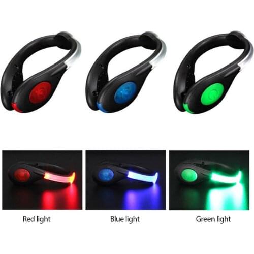 Guardian of Lonely fun run LED Luminous Shoes Clip Bicycle Sports Night Running Shoe Warning Light for Safety taillight