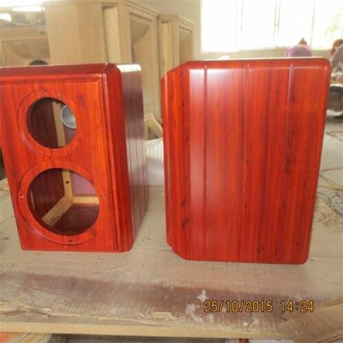 5 Inch Minima Vintage Red Rosewood Bookshelf Empty Box