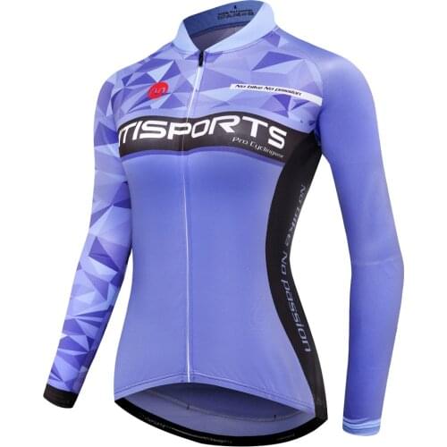 MTSPS Women Cycling Jersey Long Sleeves Clothes Quick Dry Mtb Bicycle Clothes Female Ciclismo Jersey Road Bike Cycling Clothing
