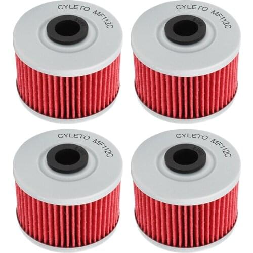 1/2/4pcs Motorcycle Engine Oil Filter for Adly Sport 300 S XS RS Utility Crossroad 300 Flat 500 500 S