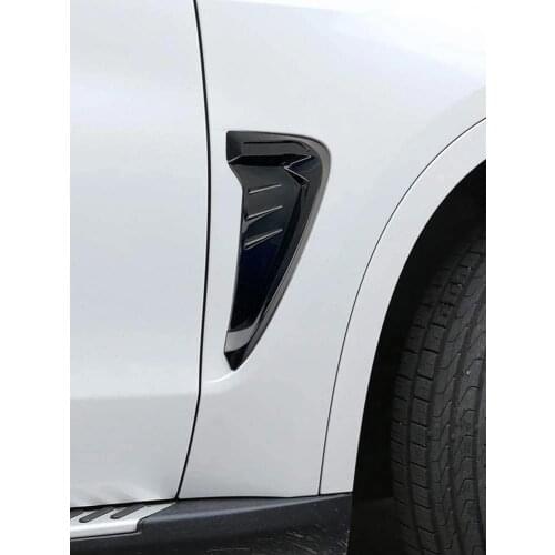 2 Pieces Car Shark Gills Side Fender Air Vent Decoration 3D Stickers Vent Decorative Cover Car-Styling Auto Accessories 2021 New