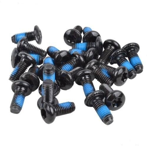 300pcs/lot Mountain Bike Brake Rotor Bolts MTB Cycling M5*0.8P Screws Stainless Steel T25 Cycle Bicycle Brake Disc Bolts Screw