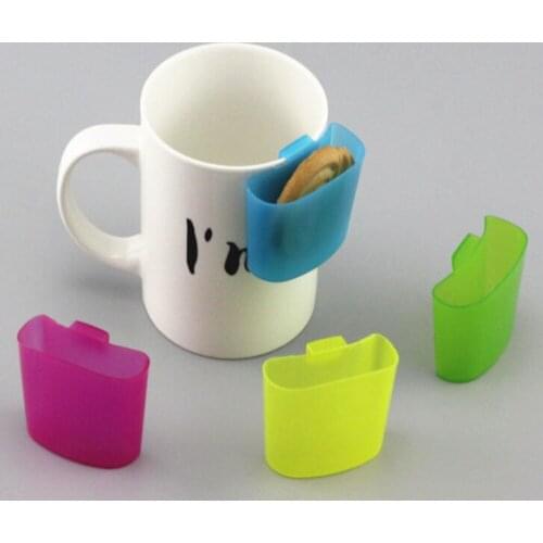 4 Pcs/Set New Style Tea Bags Holders Racks Afternoon Tea Tools Accessories Portable Simple Tea Bag Cookies Biscuits Holder