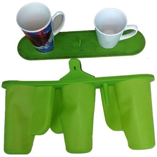 FREE SHIPPING Mug Cup Clamp Silicone Rubber Mug Fixture For 3pcs 12oz/17oz Latte Mugs 3D Sublimation