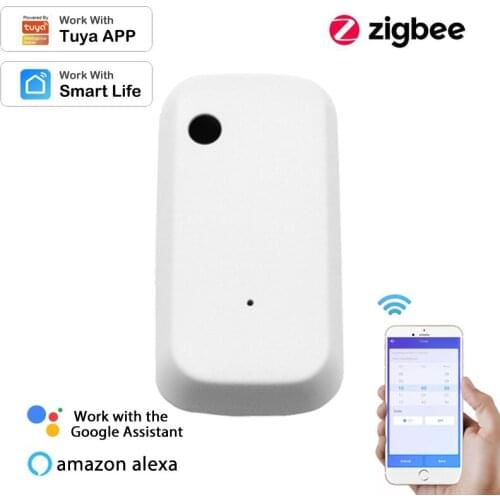 Tuya Zigbee3.0 Light Sensor Illuminance Sensor Wireless Voice Remote Control Brightness Detector Alexa Google Home Smart Home