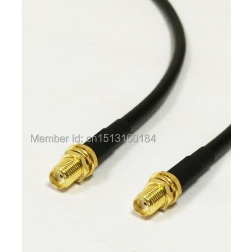 New Modem Coaxial Cable SMA Female Jack Switch SMA Female Jack Connector RG58 Cable 50CM 20" Adapter