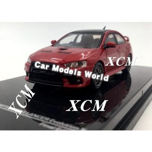 Diecast Car Model Tarmac Car Model for Lancer EVO X Evolution Final Edition (Red) 1:64