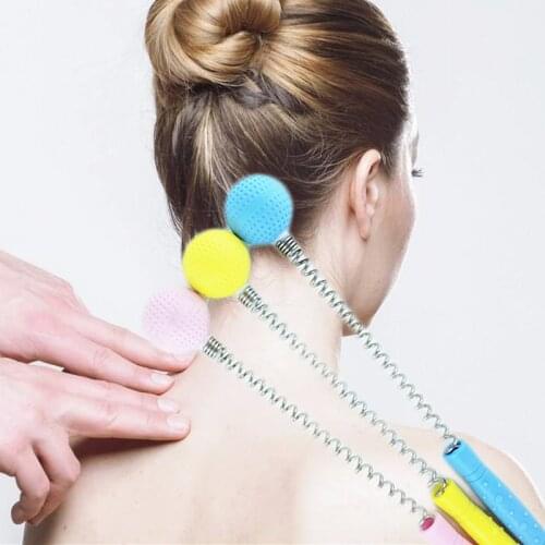 Massage Hammer Golf Ball Lent Elastic Silicons Antislip Health care Fatigue Relief Stress Lighting Neck Needs Back Handling Mas
