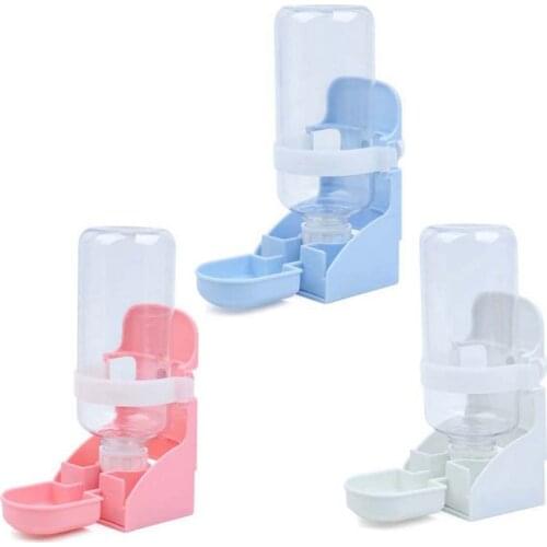 Pet Cage Automatic Water Drinker Rabbit Cat Small Pets Hanging Drinking Bottle GXMA