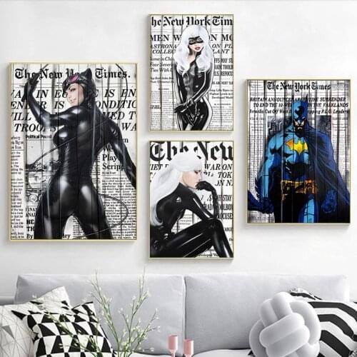Marvel Movie Super Hero Comics Superheroes Versus Villains Posters HD Print Canvas Painting Wall Art Anime Pictures Living Room