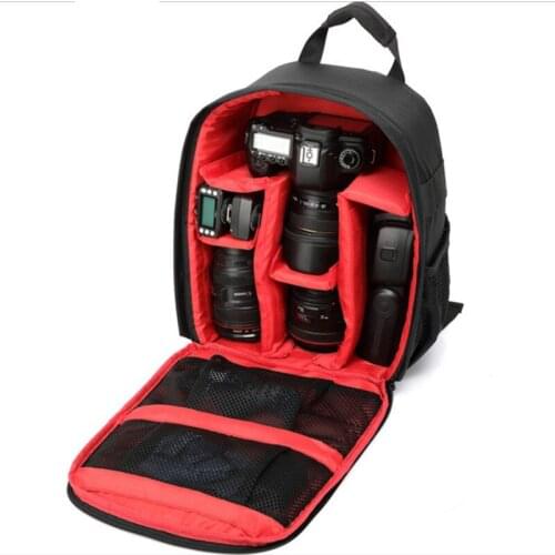 Multi-functional DSLR Camera Bag Backpack Video Nylon Shoulder Bag Waterproof Outdoor Camera Bag Case for Nikon for Canon#40