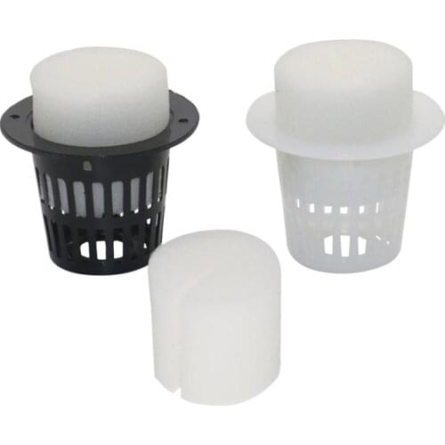 200Pcs 35x45mm Hydroponic Colonization Mesh Pot Soilless Cultivation Net Cup Basket Nursery Sponge Plant Growing Hydroponic Cups